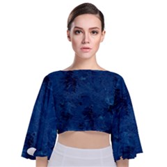 Gc (24) Tie Back Butterfly Sleeve Chiffon Top by GiancarloCesari