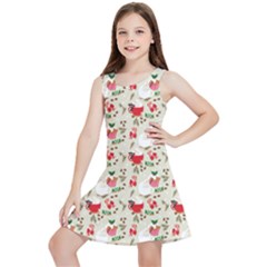 Coffee And Cupcake Kids  Lightweight Sleeveless Dress