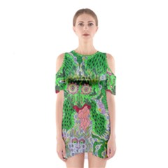 Supersonicfrog Shoulder Cutout One Piece Dress by chellerayartisans