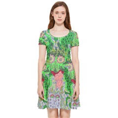 Supersonicfrog Inside Out Cap Sleeve Dress