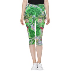 Supersonicfrog Inside Out Lightweight Velour Capri Leggings 