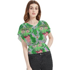 Supersonicfrog Butterfly Chiffon Blouse