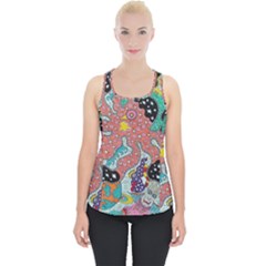 Supersonic Spaceopus Piece Up Tank Top by chellerayartisans