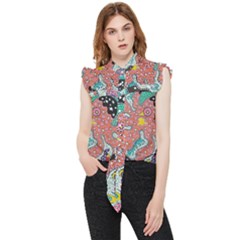 Supersonic Spaceopus Frill Detail Shirt