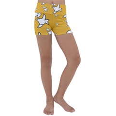 Whistling Sparrow - by LaRenard Kids  Lightweight Velour Yoga Shorts