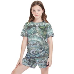 Splash - By Larenard Kids  Tee And Sports Shorts Set