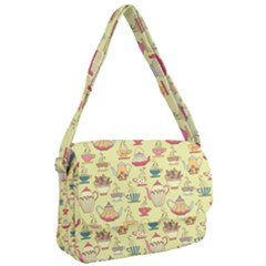 Etnic Cups Pattern Courier Bag by designsbymallika