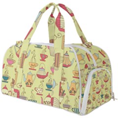 Etnic Cups Pattern Burner Gym Duffel Bag by designsbymallika