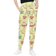 Etnic Cups Pattern Tapered Pants