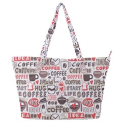 Coffee Love Full Print Shoulder Bag by designsbymallika