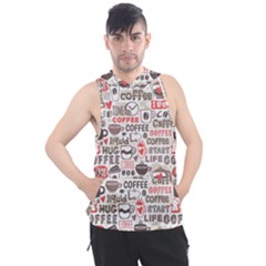 Coffee Love Men s Sleeveless Hoodie by designsbymallika