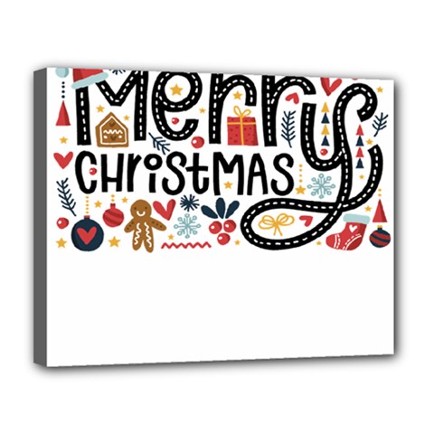 Merry Merry Canvas 14  x 11  (Stretched)