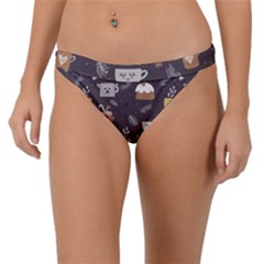 Winter Love Band Bikini Bottom by designsbymallika