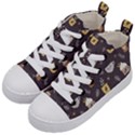 Winter Love Kids  Mid-Top Canvas Sneakers View2