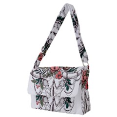 Wild Full Print Messenger Bag (m) by designsbymallika