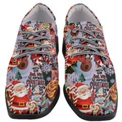 Christmas Holiday Women Heeled Oxford Shoes by DayDreamersBoutique