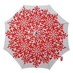 Snowflakes  Hook Handle Umbrella (medium) by grafikamaria