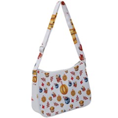 Muffins Love Muffins Love Zip Up Shoulder Bag by designsbymallika