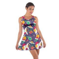 Space Christmas 2 Cotton Racerback Dress by designsbymallika