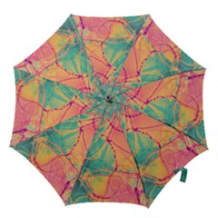 Alcohol Ink Hook Handle Umbrellas (medium) by Dazzleway