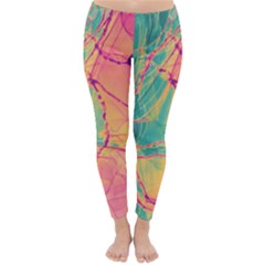 Alcohol Ink Classic Winter Leggings