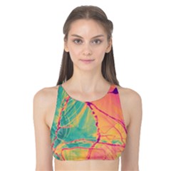 Alcohol Ink Tank Bikini Top by Dazzleway