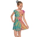 Alcohol ink Kids  Cap Sleeve Dress View1