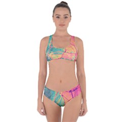 Alcohol Ink Criss Cross Bikini Set by Dazzleway