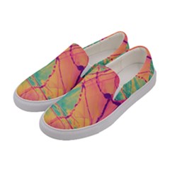 Alcohol Ink Women s Canvas Slip Ons