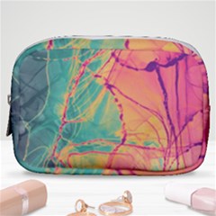 Alcohol Ink Make Up Pouch (small) by Dazzleway