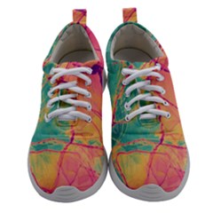 Alcohol Ink Athletic Shoes by Dazzleway