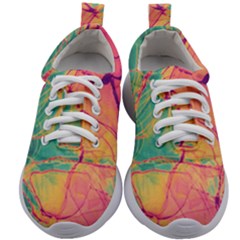 Alcohol Ink Kids Athletic Shoes