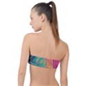 Alcohol ink Classic Bandeau Bikini Top  View2