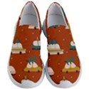 Cute Merry Christmas And Happy New Seamless Pattern With Cars Carrying Christmas Trees Women s Lightweight Slip Ons View1