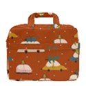 Cute Merry Christmas And Happy New Seamless Pattern With Cars Carrying Christmas Trees Shoulder Laptop Bag View4