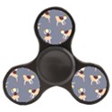 Cute  Pattern With  Dancing Ballerinas On The Blue Background Finger Spinner View1