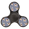 Cute  Pattern With  Dancing Ballerinas On The Blue Background Finger Spinner View2