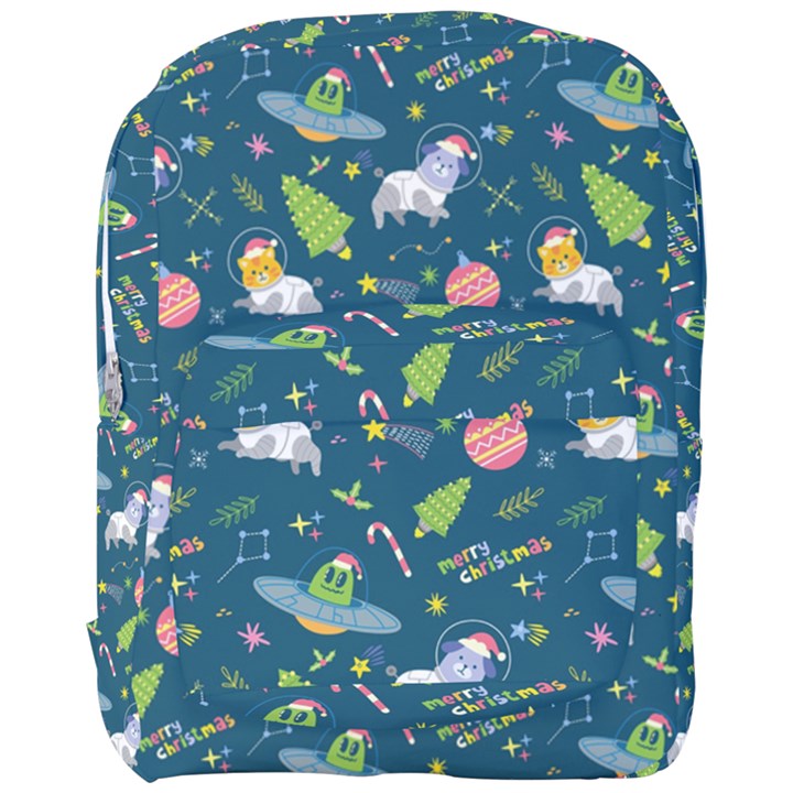 Space Christmas Space Christmas Full Print Backpack