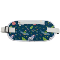 Space Christmas Space Christmas Rounded Waist Pouch