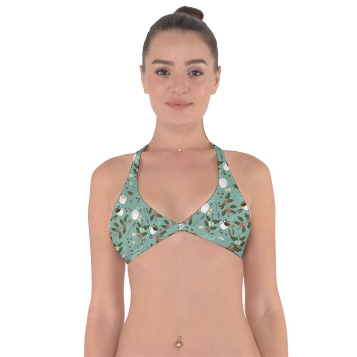 Tea Love Tea Love Halter Neck Bikini Top