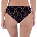 Dark Seamless Gemoetric Print Mosaic Reversible Classic Bikini Bottoms View4