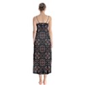 Dark Seamless Gemoetric Print Mosaic Button Up Chiffon Maxi Dress View2