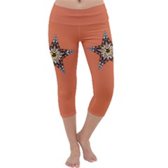 Star Butterfly - By Larenard Capri Yoga Leggings by LaRenard