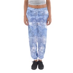 Blue Alcohol Ink Women s Jogger Sweatpants by Dazzleway