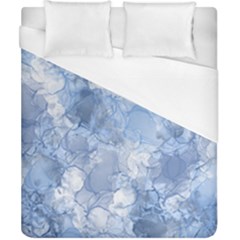 Blue Alcohol Ink Duvet Cover (california King Size)