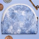 Blue alcohol ink Horseshoe Style Canvas Pouch View2