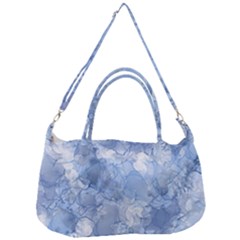 Blue Alcohol Ink Removal Strap Handbag by Dazzleway