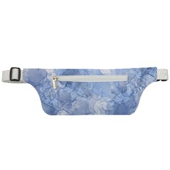 Blue Alcohol Ink Active Waist Bag by Dazzleway