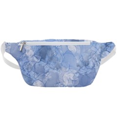 Blue Alcohol Ink Waist Bag  by Dazzleway