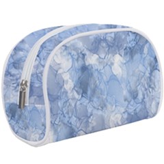 Blue Alcohol Ink Make Up Case (large) by Dazzleway